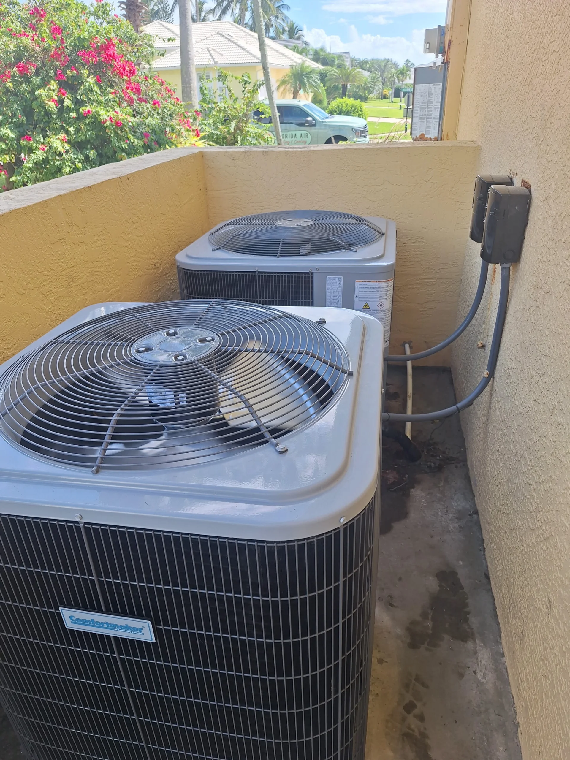 HVAC installation after - new professional system